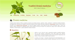 Desktop Screenshot of cinskamedicina-hk.cz